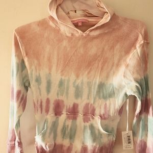 Simply southern tiedye hooded top
